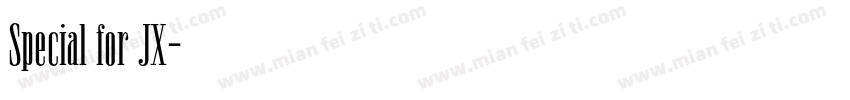 Special for JX字体转换
